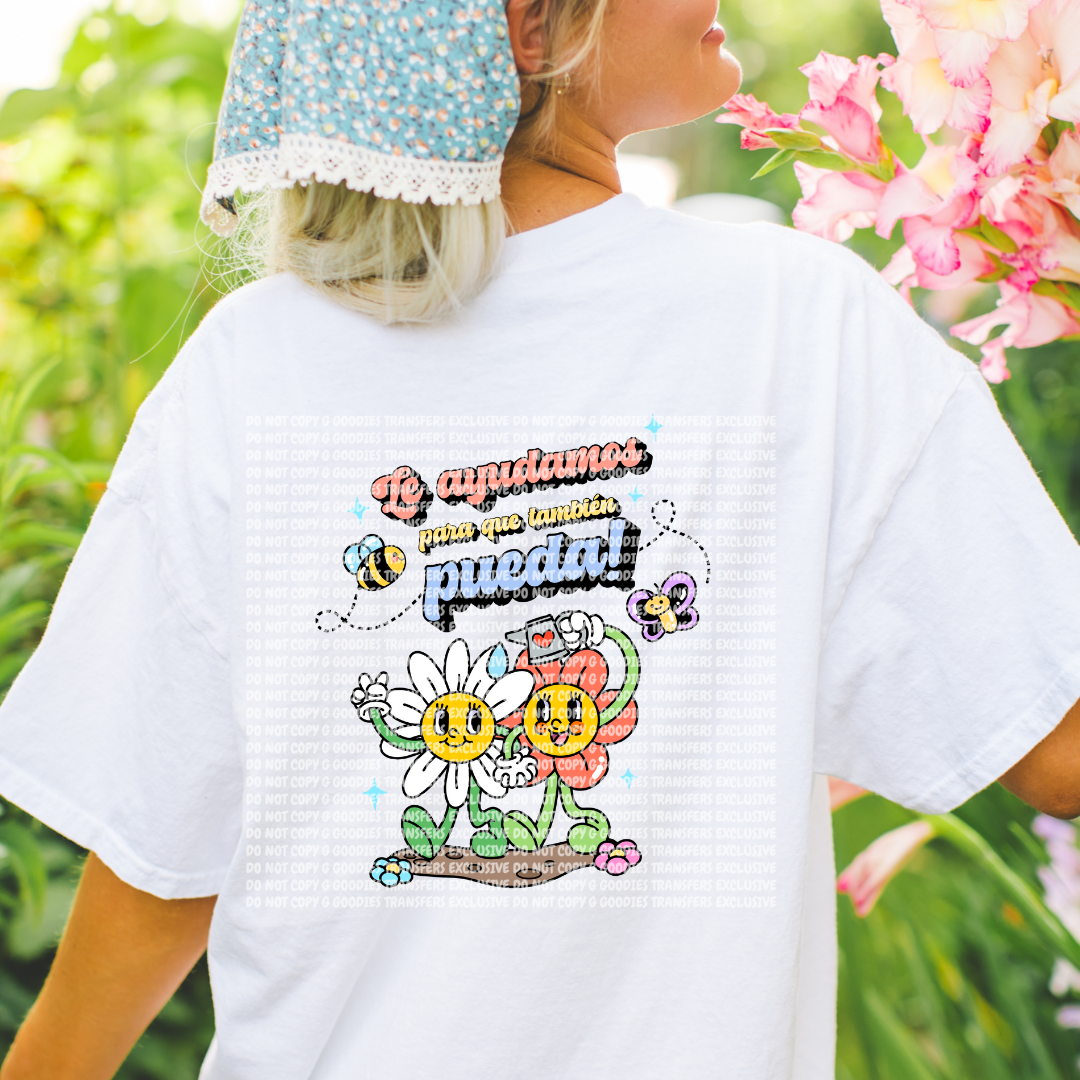 Amigas - Clear Film Screen Print EXCLUSIVE Front/ Back