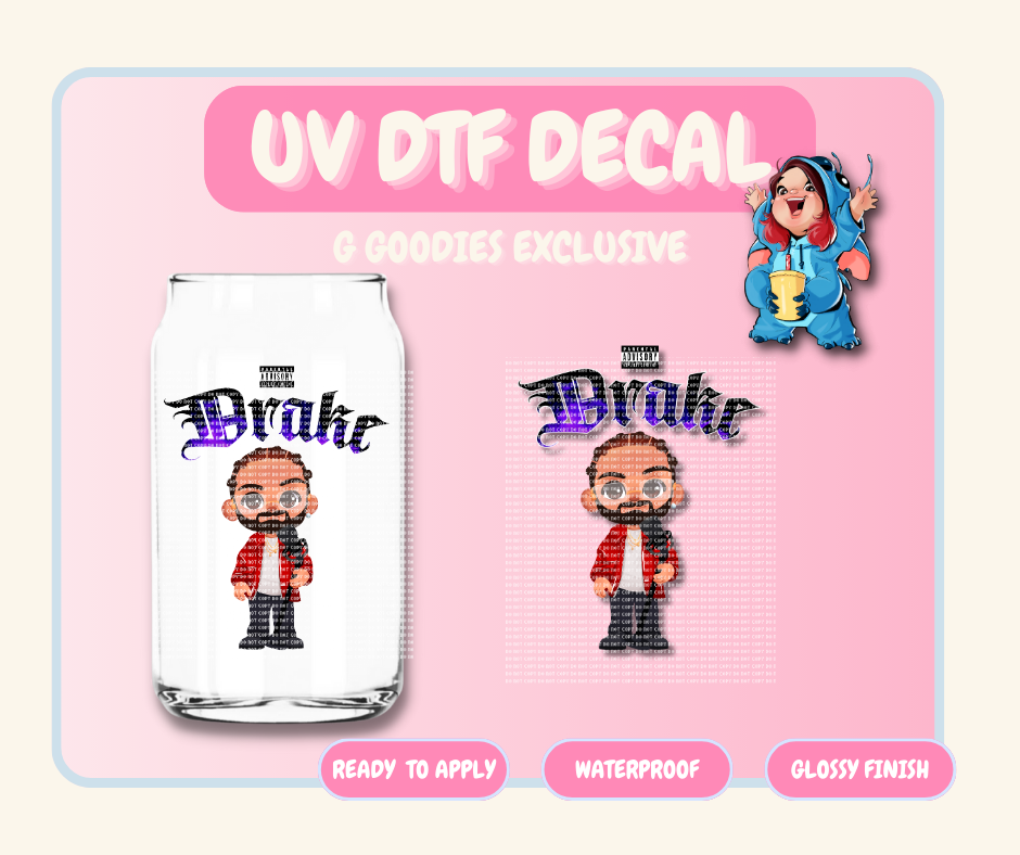 Drke - 4 in UV DTF DECAL EXCLUSIVE