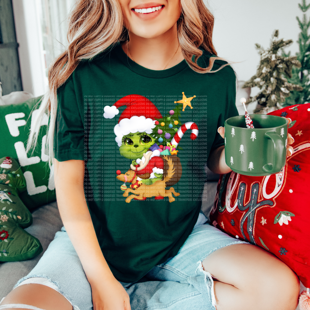 Baby Stole Xmas - Clear Film Screen Print Exclusive