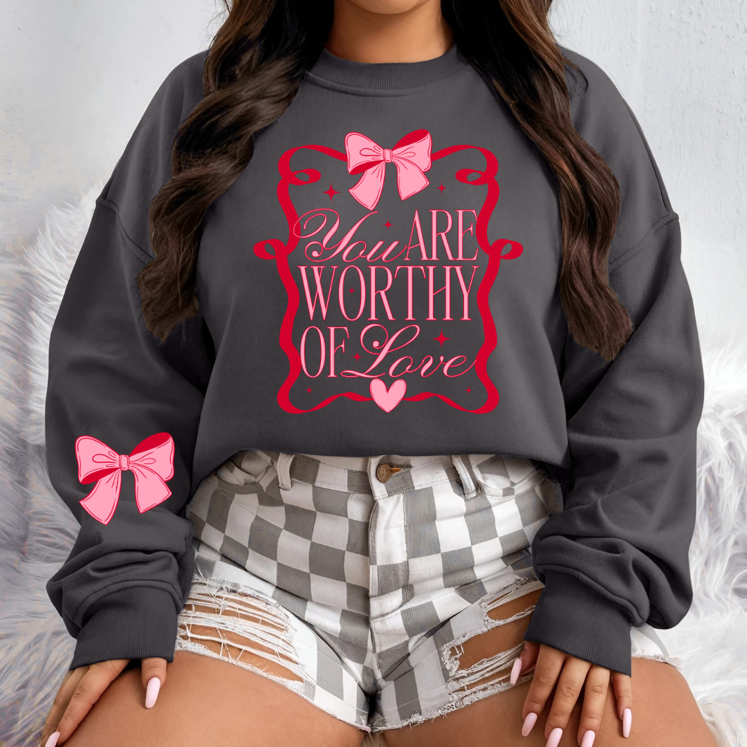 Worthy - DTF Print + Sleeve