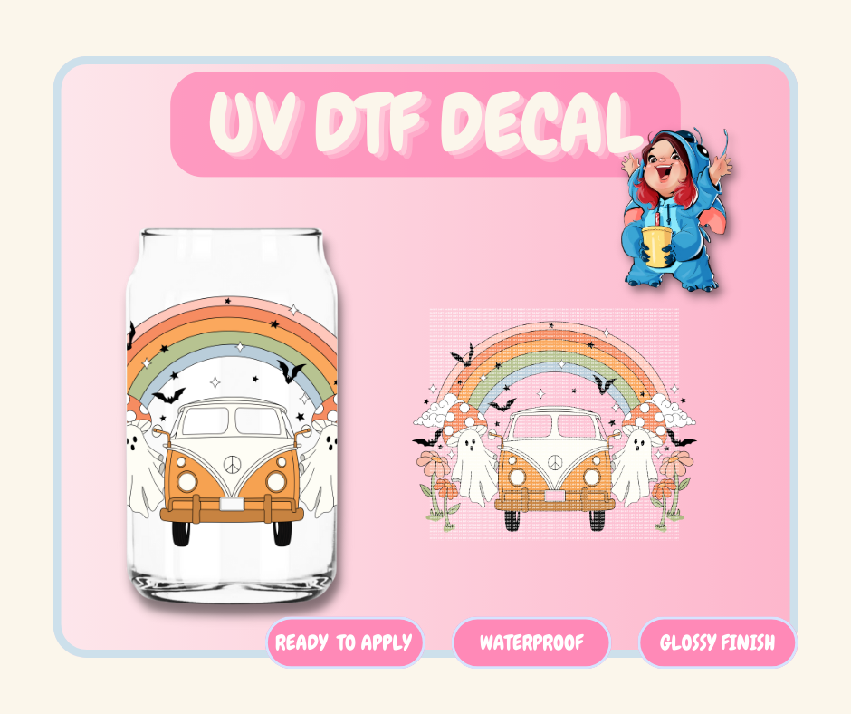 Spooky Van - 4 in UV DTF DECAL