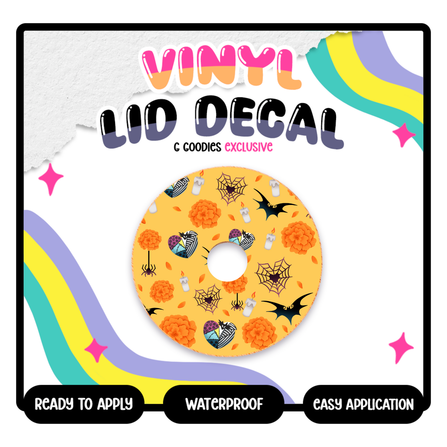 True Love Never Dies - Vinyl Lid Decals