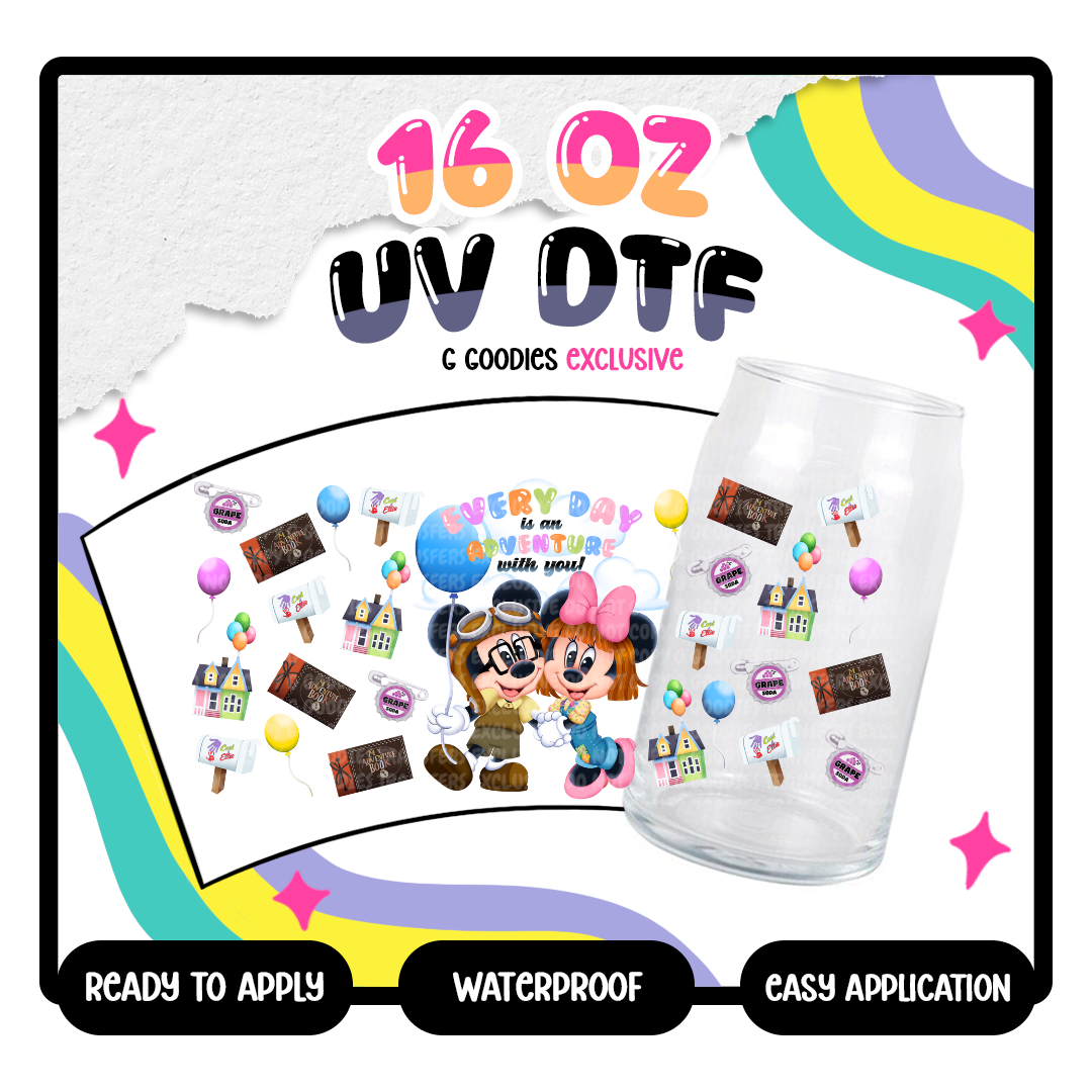 Everyday Is An Adventure With You - 16 oz Glass Wrap Exclusive