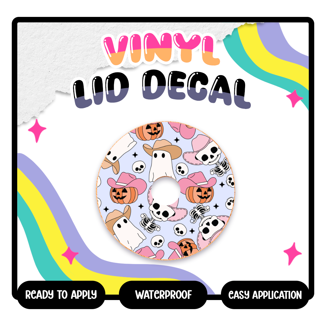 Spooky Cowboy - Vinyl Lid Decals