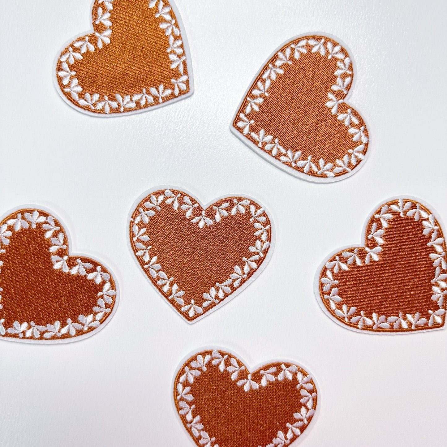 Clay Heart - Embroidered Patch