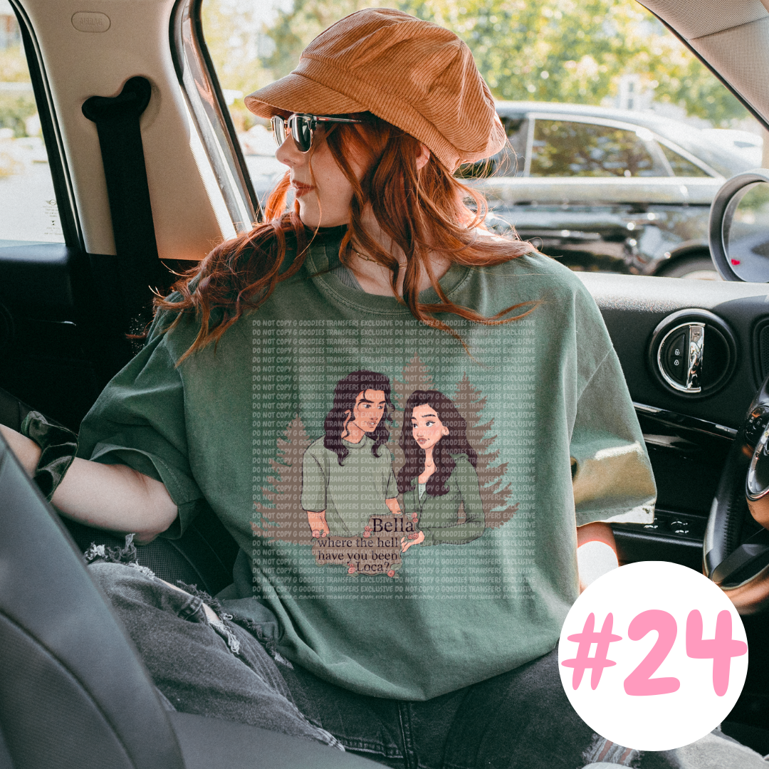 #24 Loca - Clear Film Screen Print EXCLUSIVE
