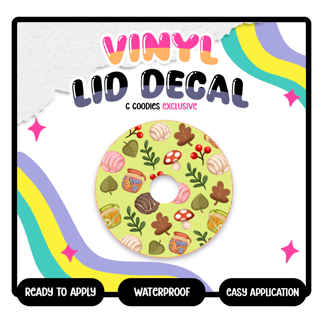Cafecito Y Chismecito - Vinyl Lid Decals Exclusive