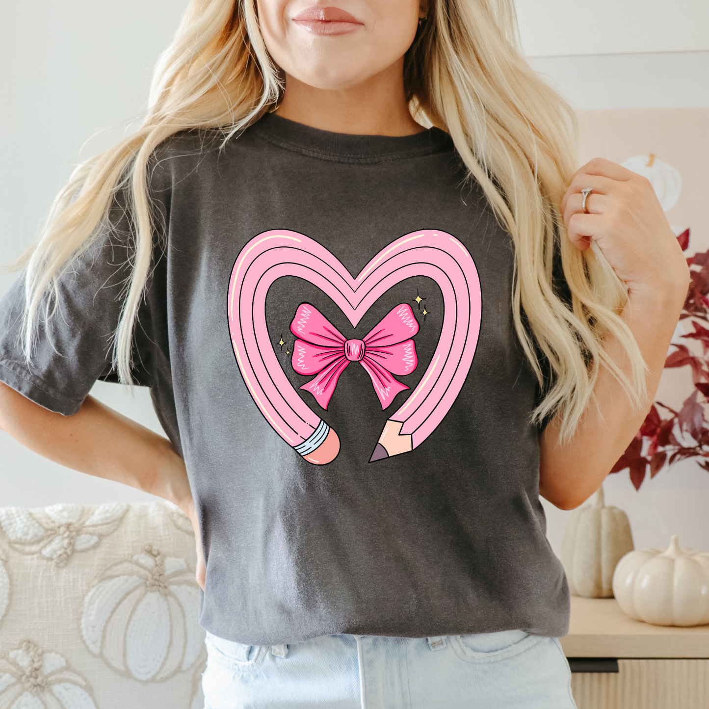 Pencil Heart - DTF Print