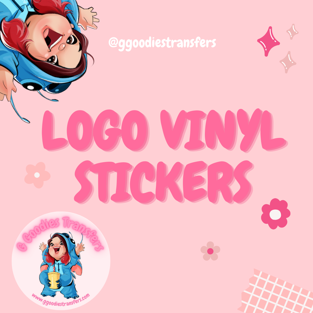100 Custom Logo Vinyl Stickers
