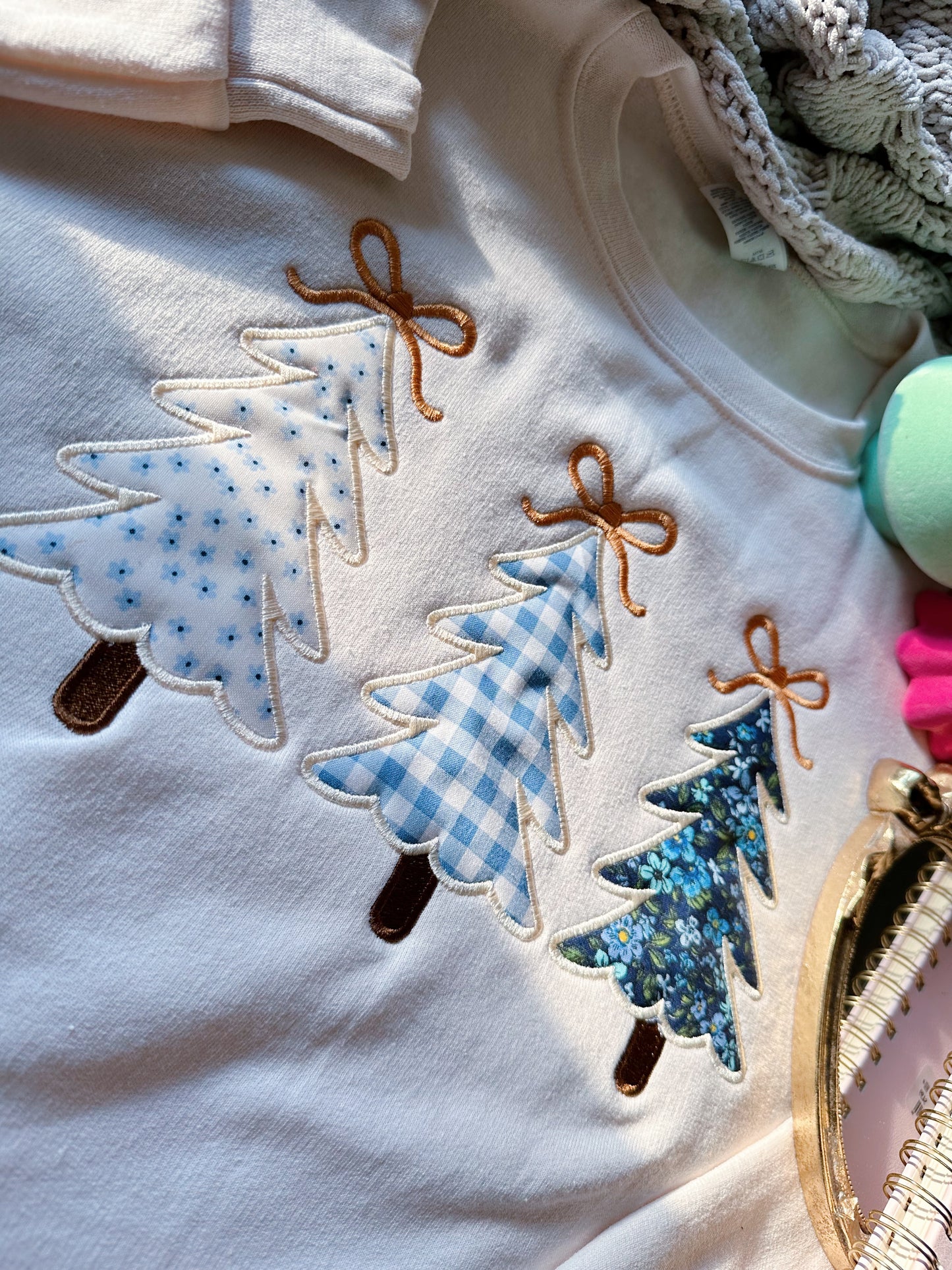 Winter Coquette Embroidered Crewneck