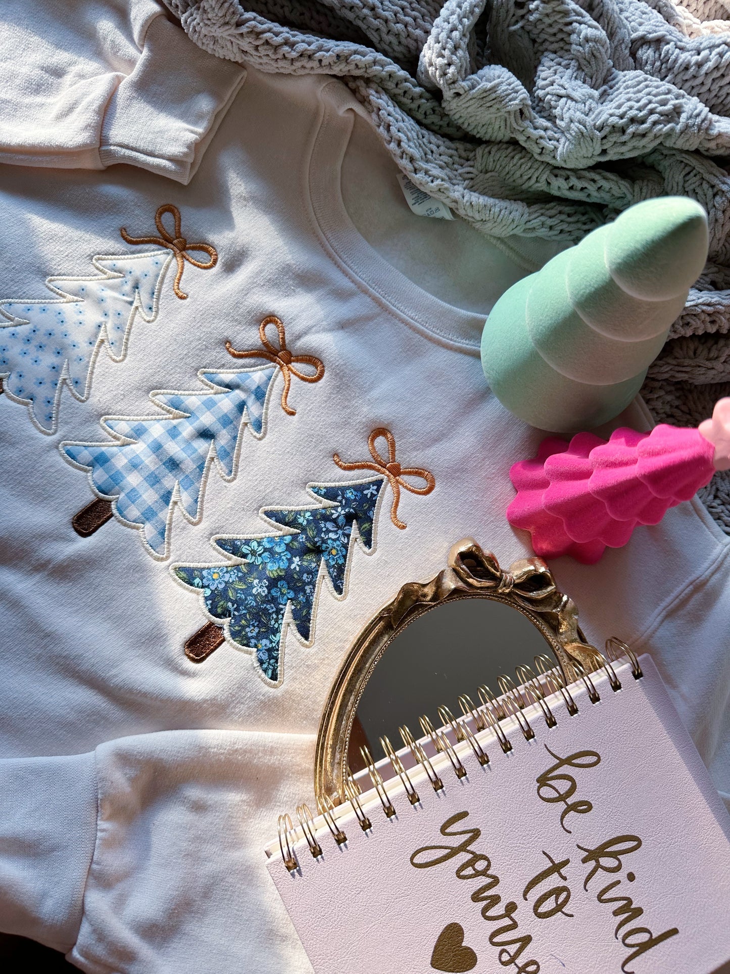 Winter Coquette Embroidered Crewneck