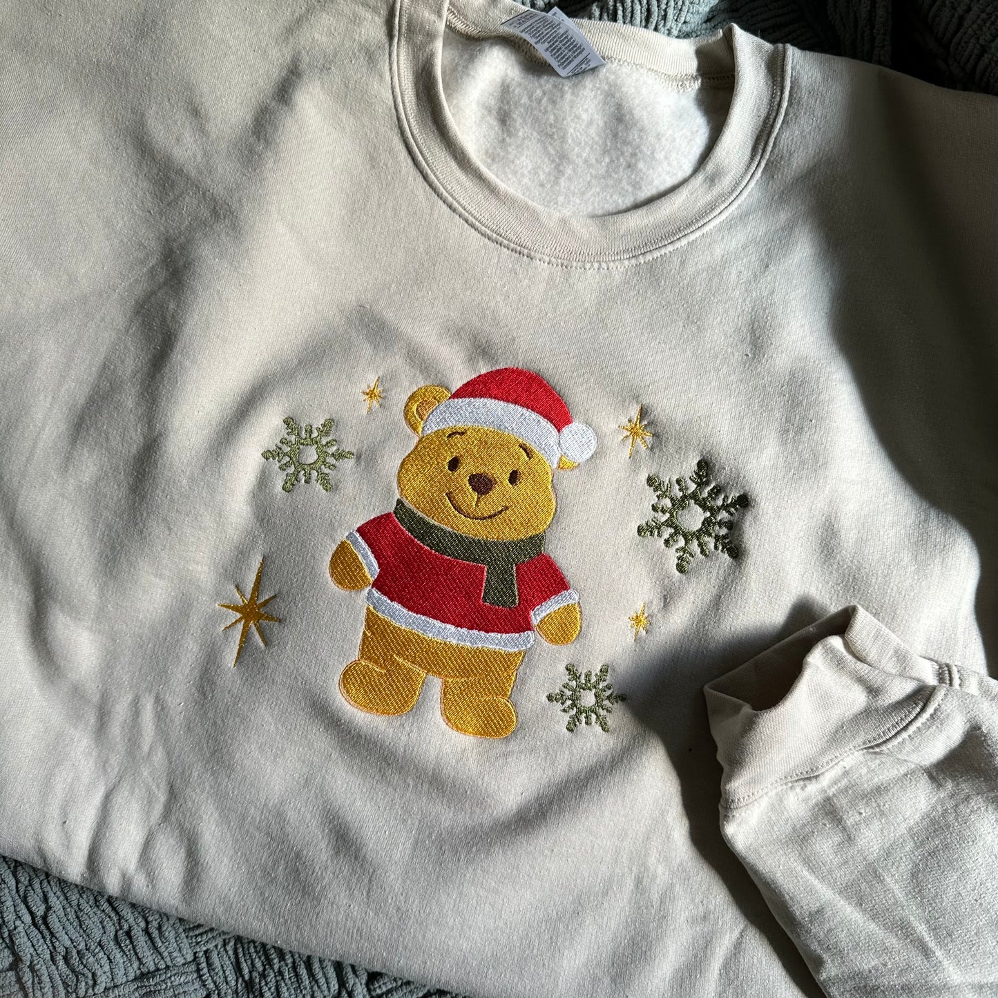 Mini Winter Bear Embroidered Crewneck