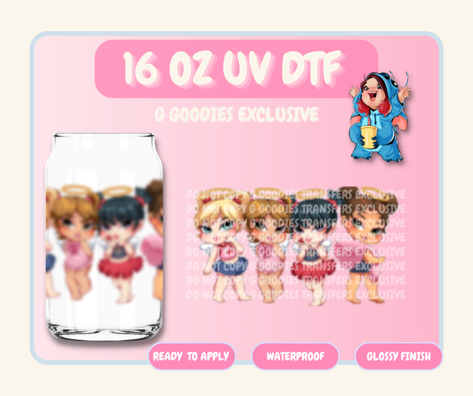 Bratty Lovin Babies - 16 oz Glass Wrap EXCLUSIVE