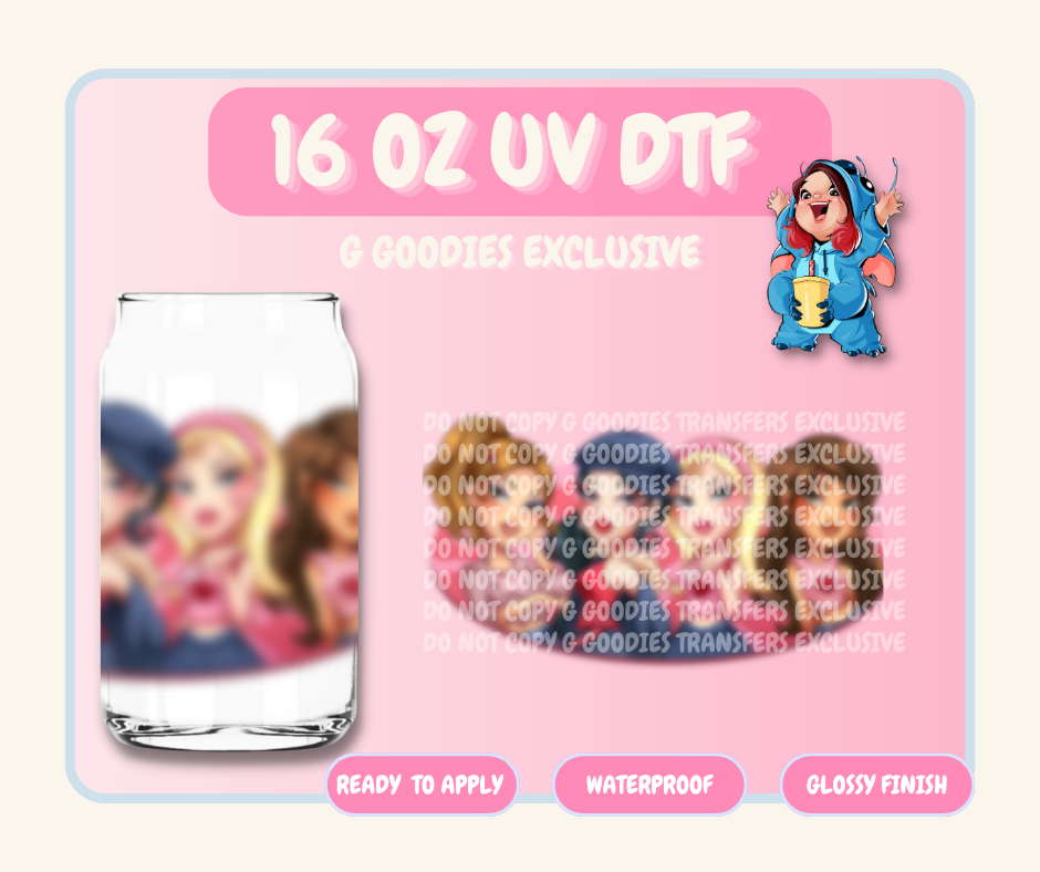 Bratty Love - 16 oz Glass Wrap EXCLUSIVE