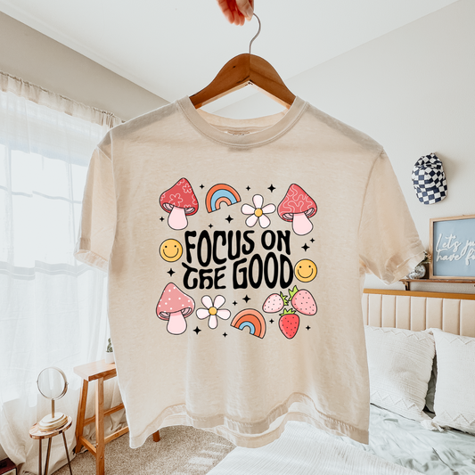 Focus On The Good - Clear Film Screen Print