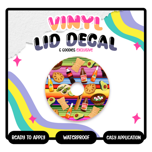 Hoy No Hay Dieta - Vinyl Lid Decals Exclusive