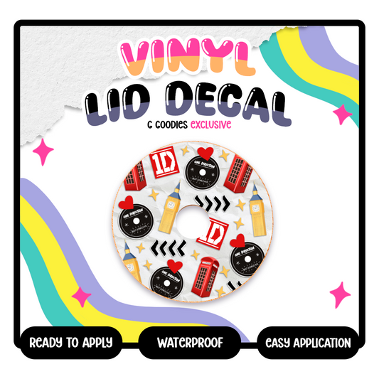 Boy Band - Vinyl Lid Decals Exclusive