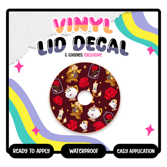 Beauty Princess - Vinyl Lid Decals Exclusive