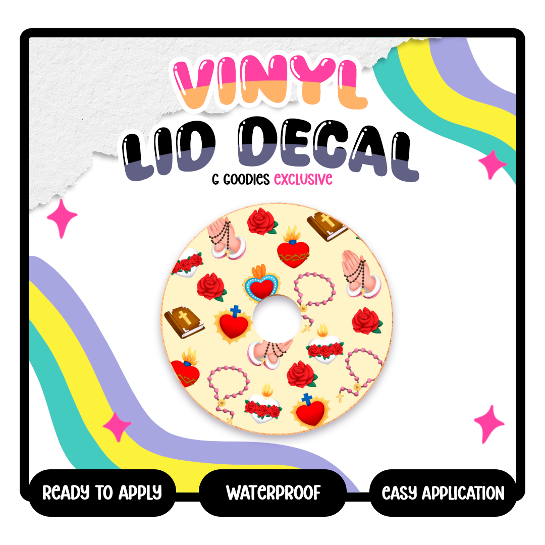 Lele Virgencita - Vinyl Lid Decals Exclusive