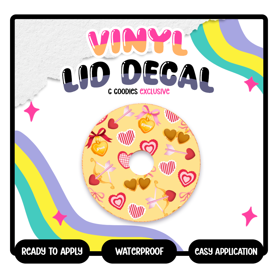 Sweet And Huggable - Vinyl Lid Decals Exclusive