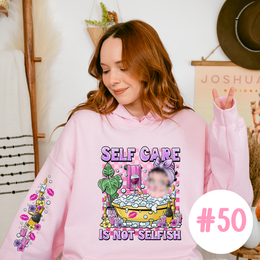 #50 Self Care - Clear Film Screen Print + Sleeve Print