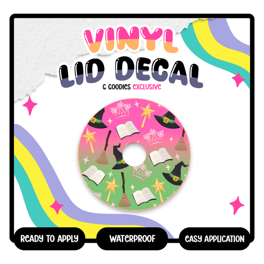 Pink + Green - Vinyl Lid Decals Exclusive