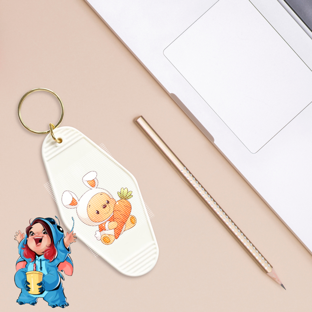 Bunny Bear - EXCLUSIVE Motel Keychain Decal