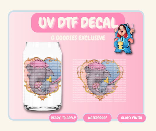 Elephant Mom - 4 in UV DTF DECAL EXCLUSIVE