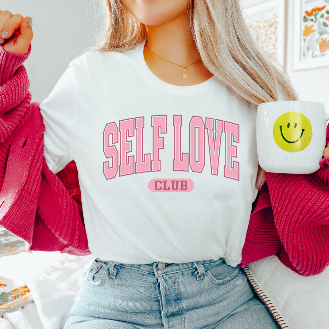 Self Love Club - Clear Film Screen Print