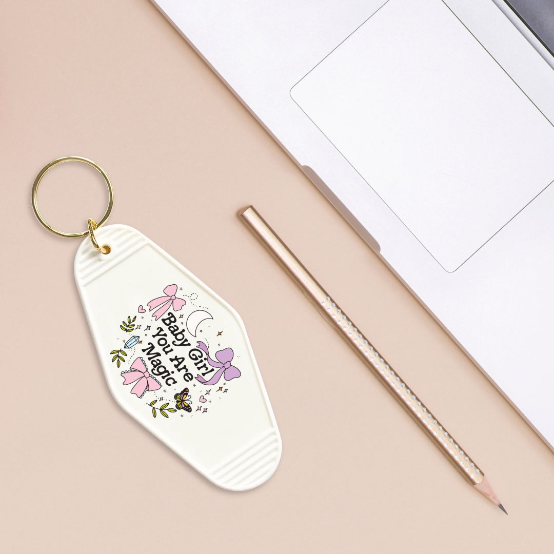 Baby Girl - Motel Keychain Decal