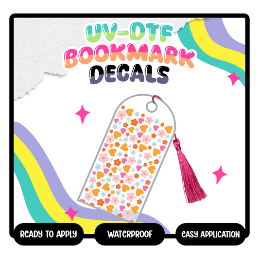 Confetti - UV-DTF Bookmark Decal (Double Sided)