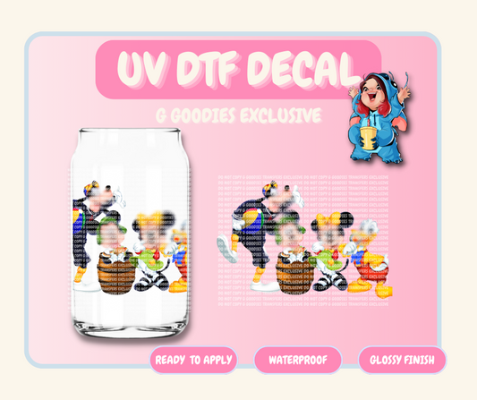 Mouse X Ocho Friends - 4 in UV DTF DECAL EXCLUSIVE