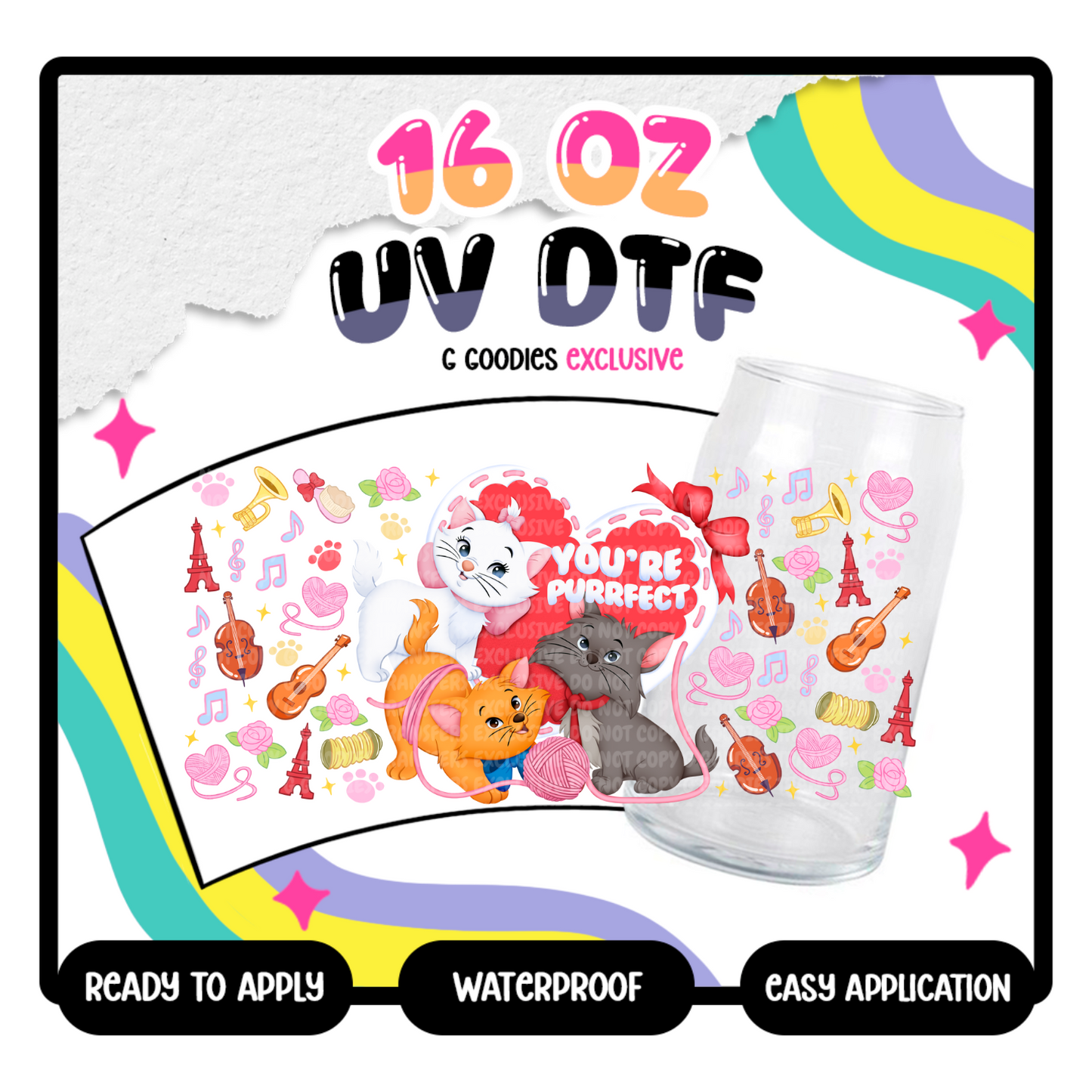 You're Purrfect - 16 oz Glass Wrap Exclusive