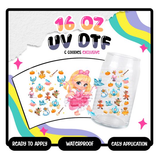 Princess and Mouse Friends - 16 oz Glass Wrap Exclusive