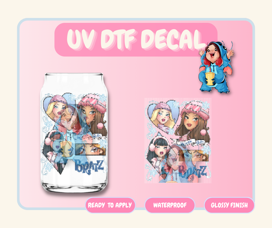 Winter Girlz - 4 in UV DTF DECAL EXCLUSIVES