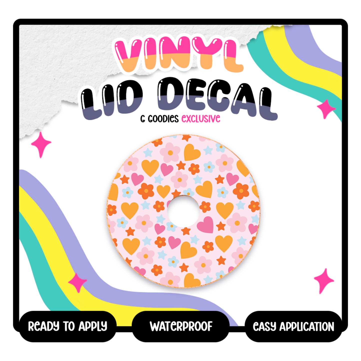 Confetti - Vinyl Lid Decals