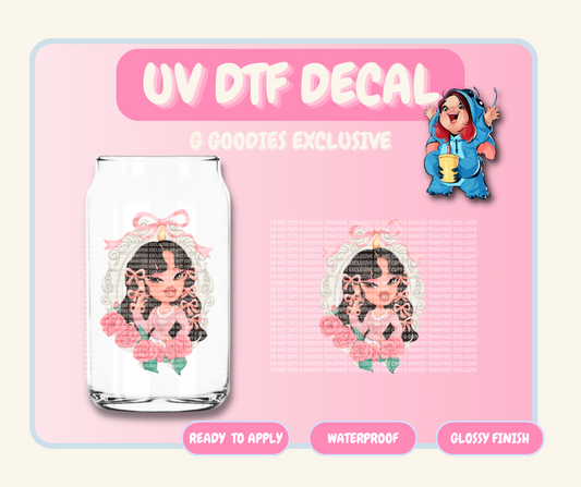 Coquette Bratty Individual Dolls - 4 in UV DTF DECAL EXCLUSIVE