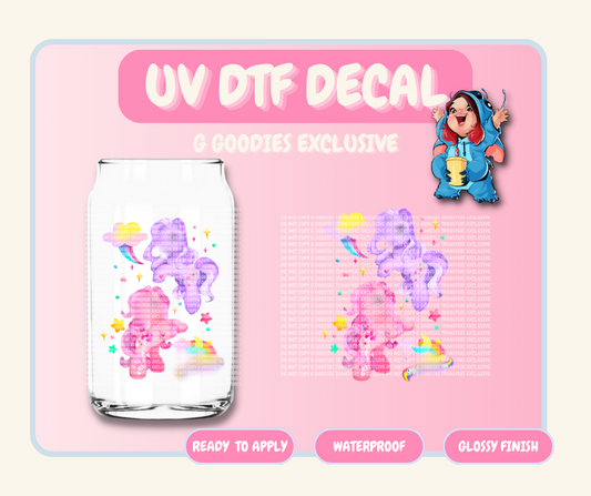 Ponies - 4 in UV DTF DECAL EXCLUSIVE