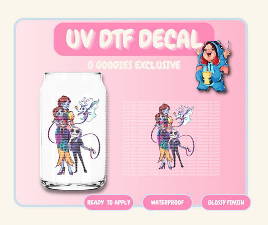 Sal and Kids - 4 in UV DTF DECAL EXCLUSIVE