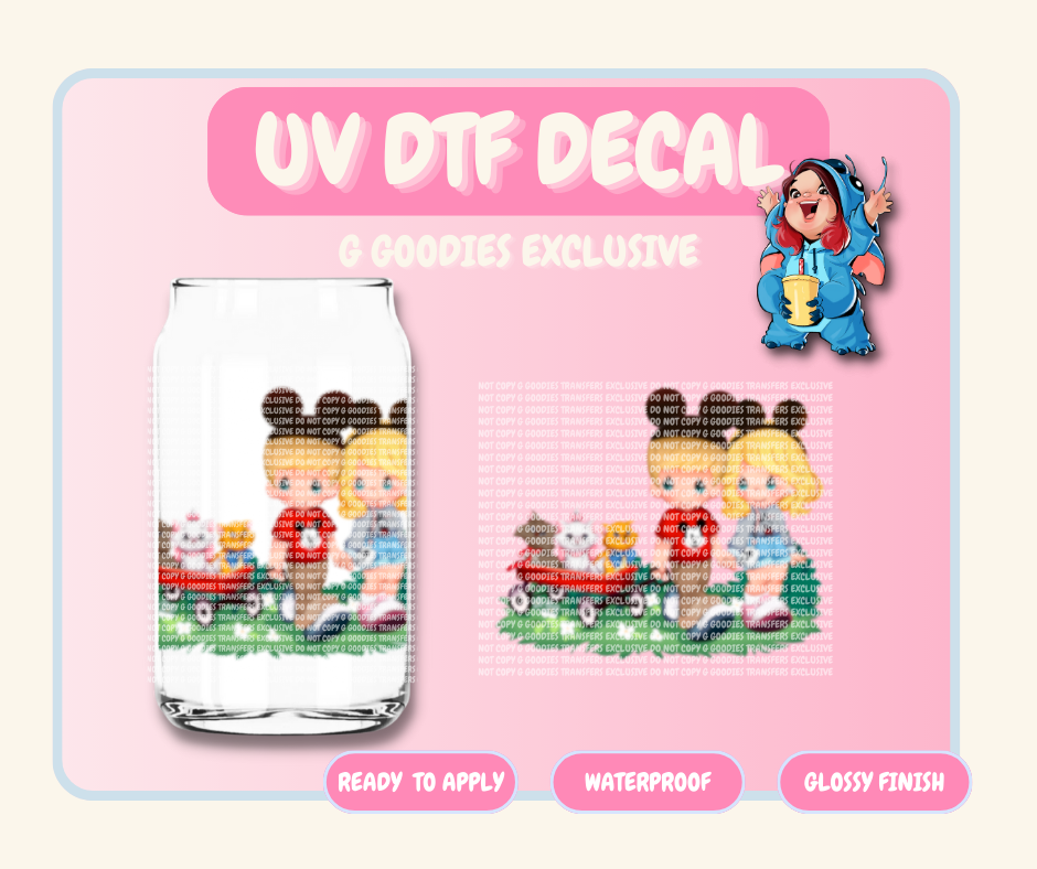 P Moments Park Day - 4 in UV DTF DECAL EXCLUSIVE