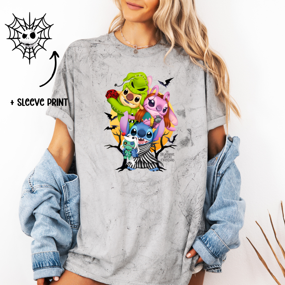 Mashup Three Nightmare Friends Clear Film Screen Print Exclusive + S