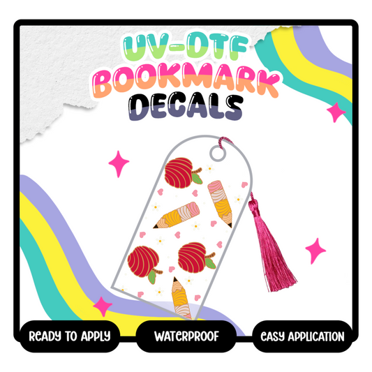 Concha School - UV-DTF Bookmark Decal (Double Sided)