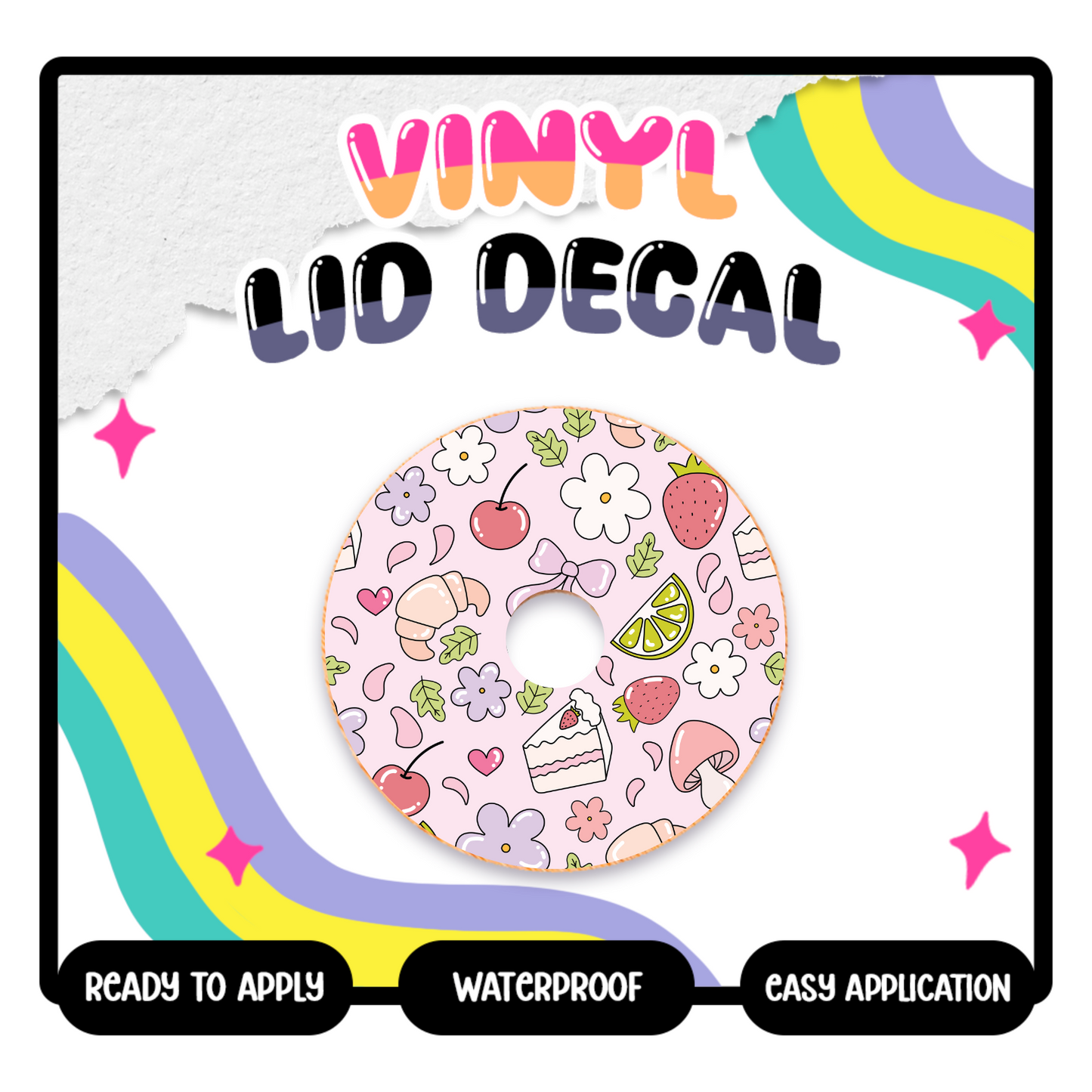 Picnic - Vinyl Lid Decals