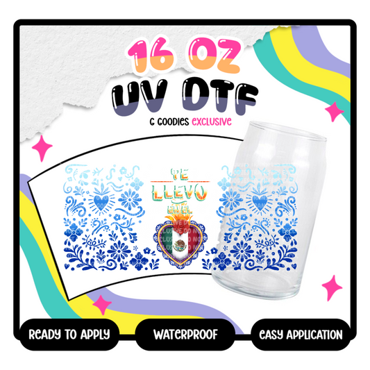 OMBRE Te Llevo En El Corazon - 16 oz Glass Wrap Exclusive