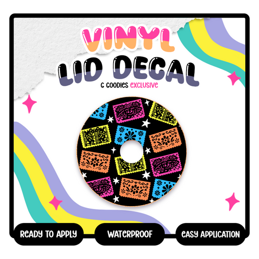 Papel Picado - Vinyl Lid Decals Exclusive