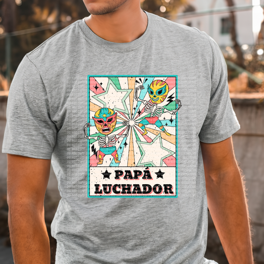 Papa Luchador - Clear Film Screen Print Exclusive