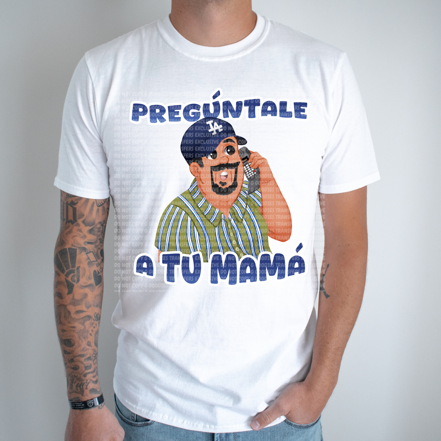 Preguntale A Tu Mama - Clear Film Screen Print Exclusive