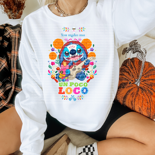 Un Poco Loco Alien Mashup - Clear Film Screen Print Exclusive
