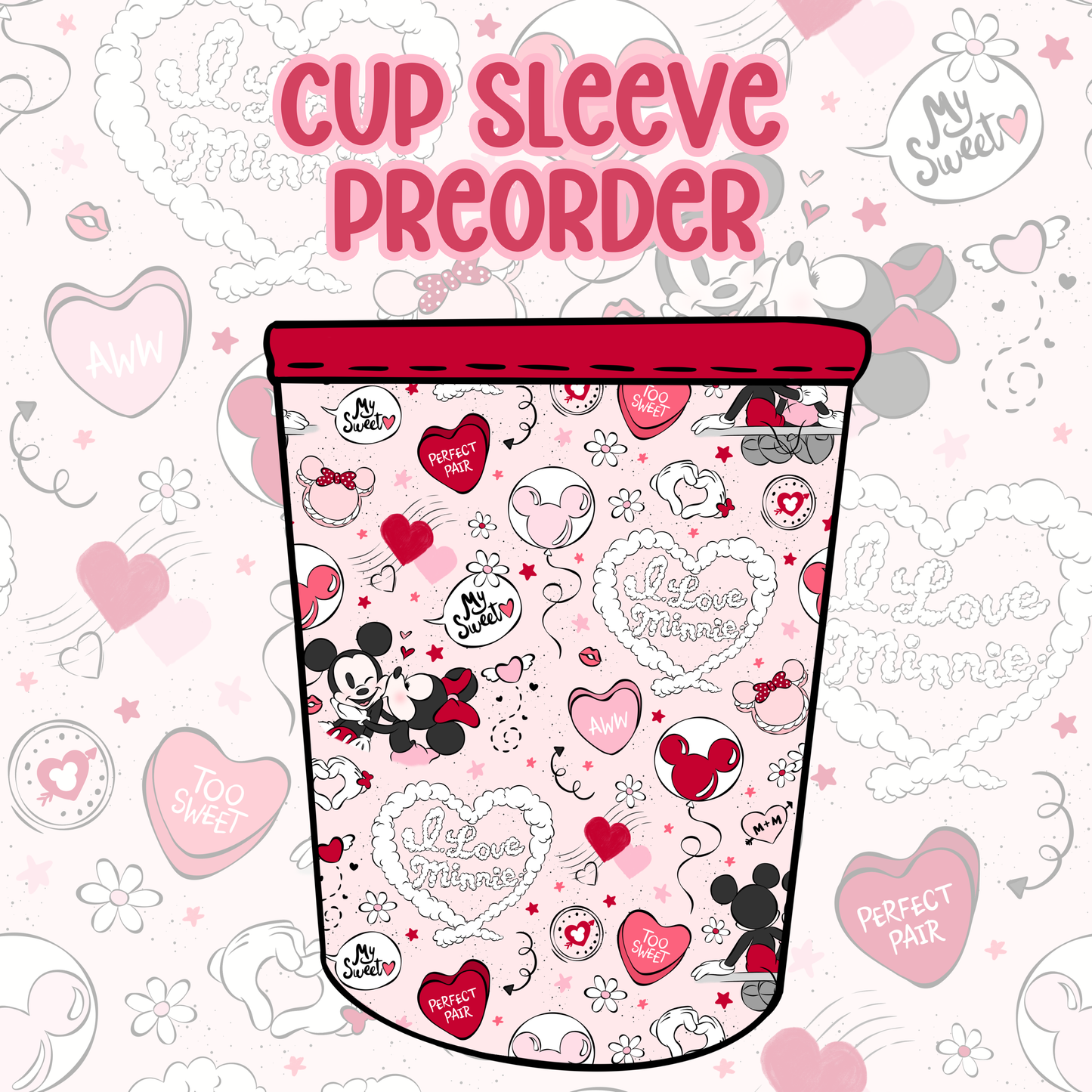 Mouse Lovers - Cup Sleeve
